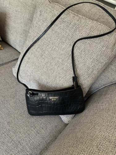 Osprey black leather crossbody - osprey,