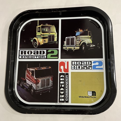 White motor semi trucks - white,