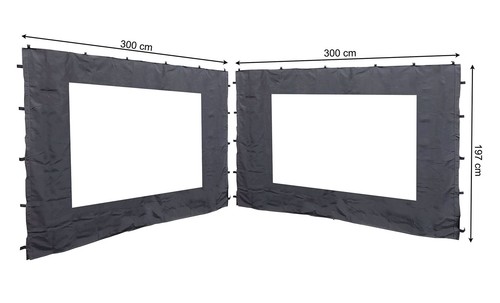 Side panels with window - with,