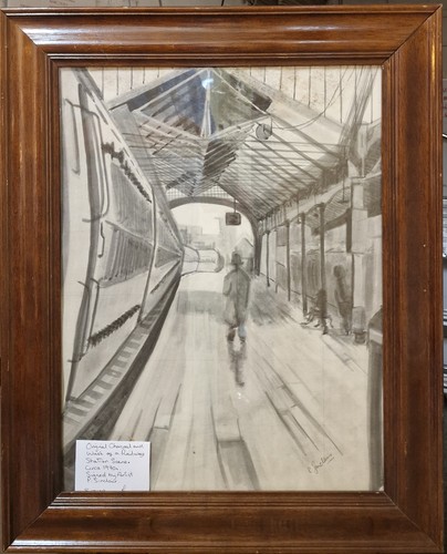 Original charcoal drawing - original,