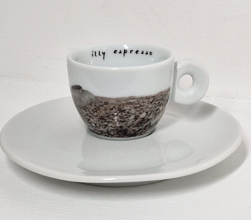 Illy espresso coffee cup - coffee, and