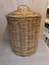 Vintage Wicker Laundry Basket