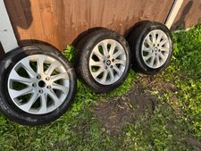 3 x Alloy Wheel Seat Leon 16'' 5x112 Genuine OEM set with tyres