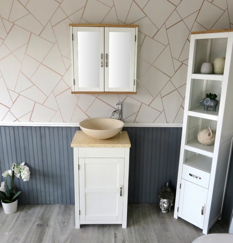 Cloakroom bathroom unit white - cloakroom,