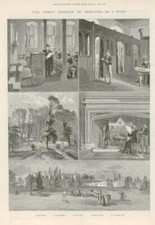 1890 Antique Print - BERKSHIRE