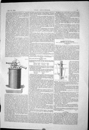 Old 1869 apparatus - cast, iron