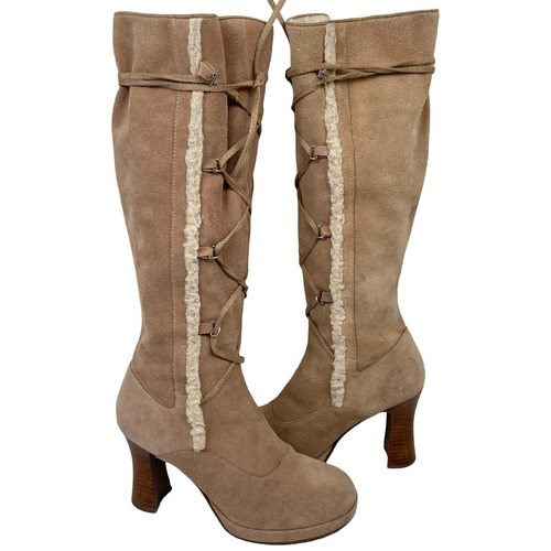 Vintage mudd suede sherpa - suede,