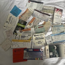 Collection Of Football Tickets