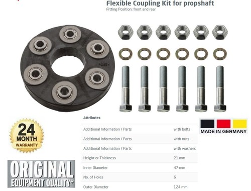 Front rear propshaft - front, /