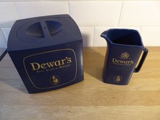 Dewar’s Fine Scotch Whisky Jug & Ice Bucket Lidded Bar Retro