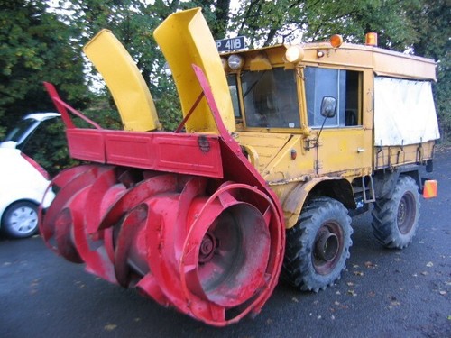 Unimog schmidt snow blower - unimog,