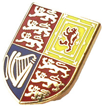 Royal cypher crest shield - royal,