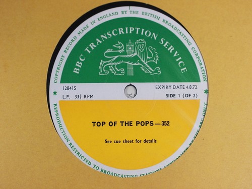 Bbc 352 transcription disc top - bbc,