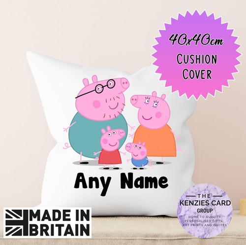 Personalised peppa pig cushion - personalised,