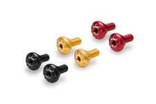 CNC Set Screws Heat Shield Collectors Ducati Hypermotard 821 Sp 2013-2015 Black