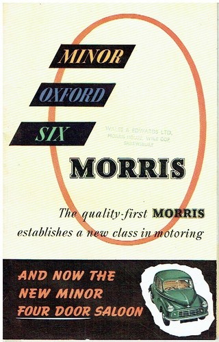 Morris six minor sii - six,