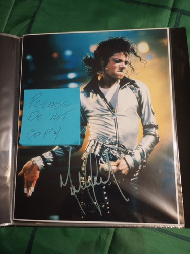 Michael jackson signed - michael,