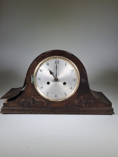 Vintage mantel clock - mantel,