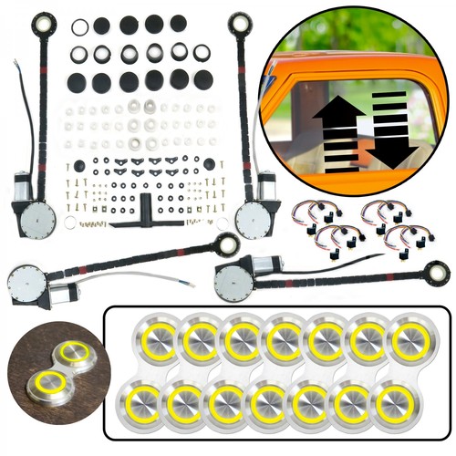 Door power window kit with - 4-door,