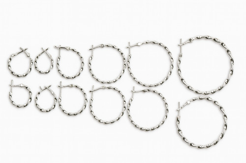 925 sterling silver - sterling, twisted