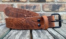 Cognac Crocodile Look Buffalo