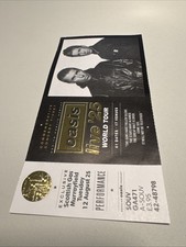 Oasis Official Souvenir Ticket