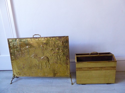 Vintage brass embossed - vintage,
