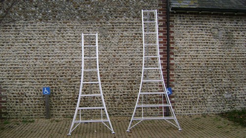 Aluminium tripod ladder - tripod, adj