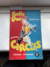 BELLE VUE MANCHESTER INTERNATIONAL CIRCUS PROGRAMME 1956 28th CIRCUS PROGRAMME