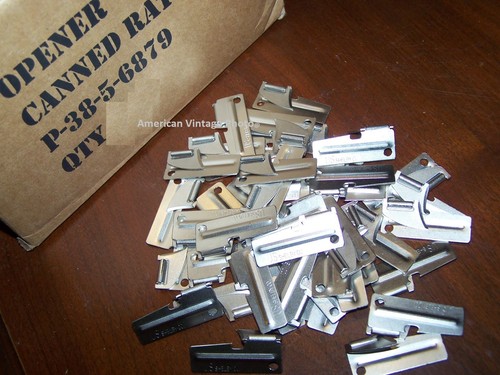 P38 can openers - can,