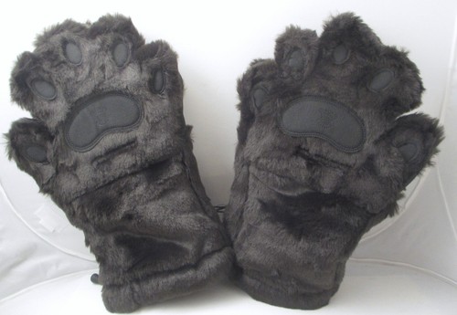 Mens large furry paw - mens,