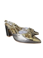 boohoo Wide Fit Metallic Bow