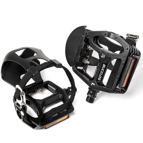 Bike pedals with toe - pedals, cages