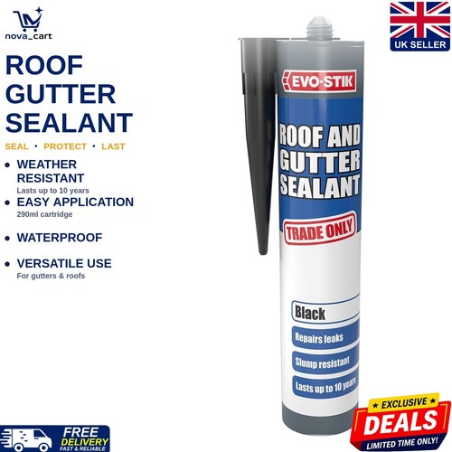 Roof gutter sealant black - roof,