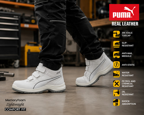 Mens puma leather safety - puma,