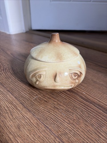 Sylvac onion face jar glossy - jar,