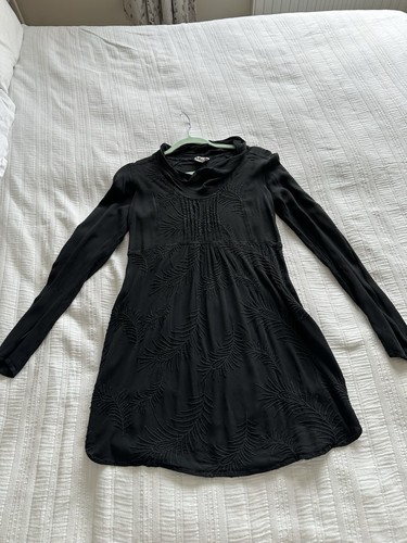 Vintage ghost black crepe cowl - vintage,
