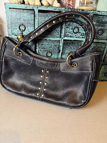 Whistles black leather studded - whistles,