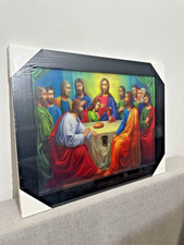 3D Jesus The Last Supper Black