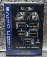 Arcade Greatest Hits Sega Mega Drive W/Manual Retro PAL 1996 #1218