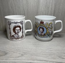 Queen Elizabeth II Mugs Silver