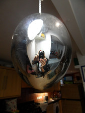 ANTIQUE ENORMOUS MERCURY GLASS