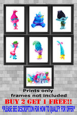 Trolls Poppy Branch Creek Children's Bedroom Wall Art Poster Print Gift A5 A4 A3