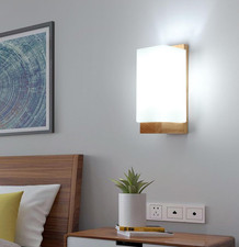 Minimalist Design Wooden Glass