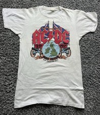 Vintage Original AC/DC 1982 Tour T Shirt 80s