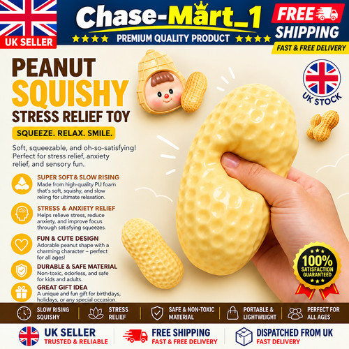 Peanut stress ball crunchy - stress,