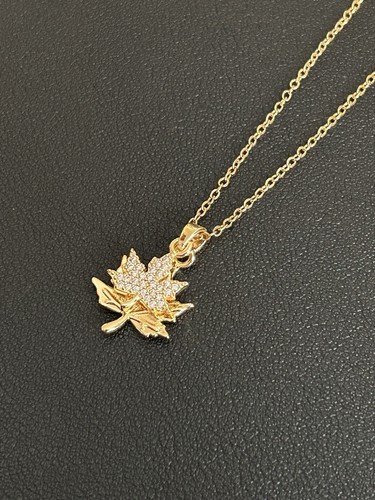 18k gold plated - plated, leaf