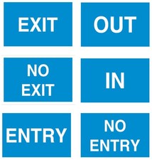 Entry / Exit / In / Out Road