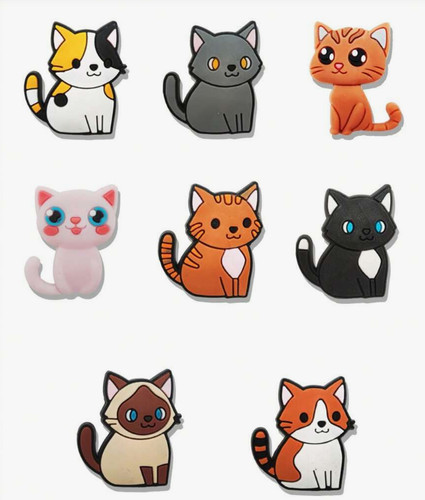 Cute cat shoe charms - charms,