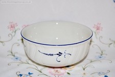 Superb Villeroy Boch Blue White Vieux Old Luxembourg Cereal Dessert Pudding Bowl